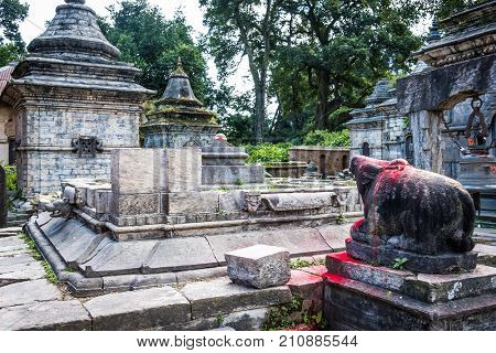 Pashupatinath temple complex in Kathmandu, Nepal
