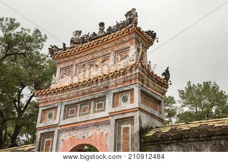 Khiem Tomb Of Tu Duc In Hue Vietnam
