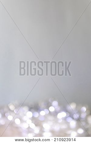 happy New Year's Winter White Christmas Bokeh