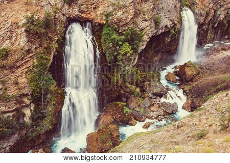 Kapuzbasi waterfall, Kayseri province, Turkey