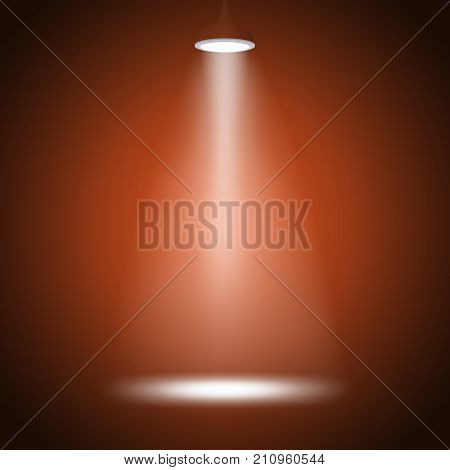 background stock vector, spot light in dark atmosphere