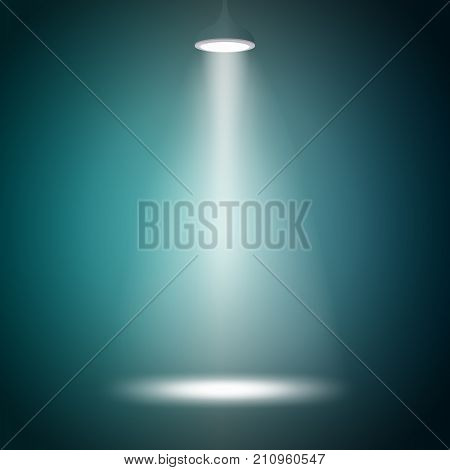 background stock vector, spot light in dark atmosphere