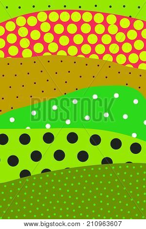 Pattern with dots. Abstract background patches. Stock vector