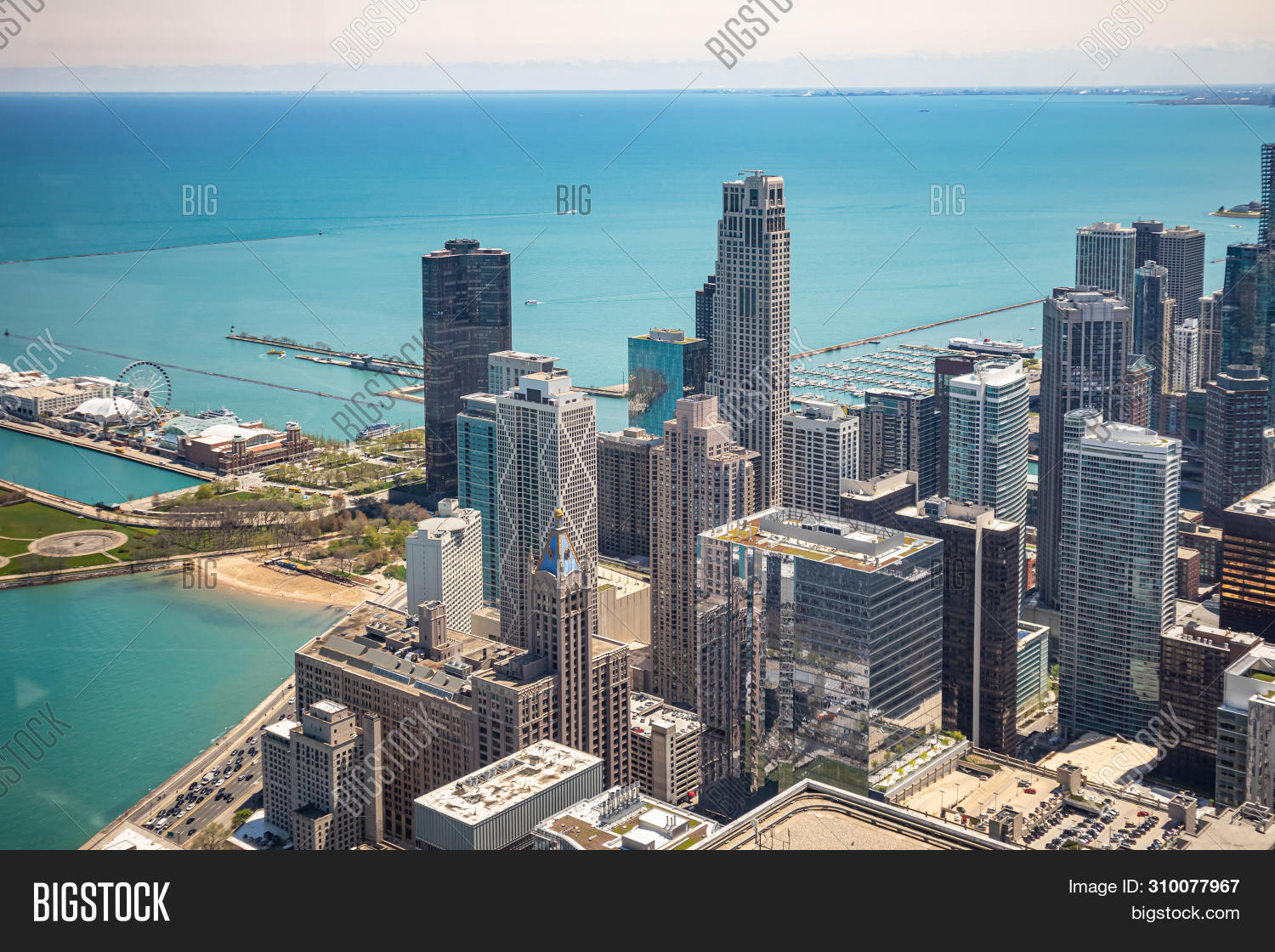 Chicago City Image Photo Free Trial Bigstock