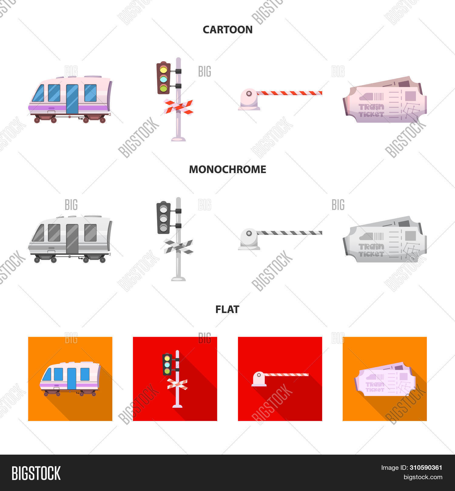 Train Bitmap File Bitmap Illustration Image & Photo (Free Trial) | Bigstock