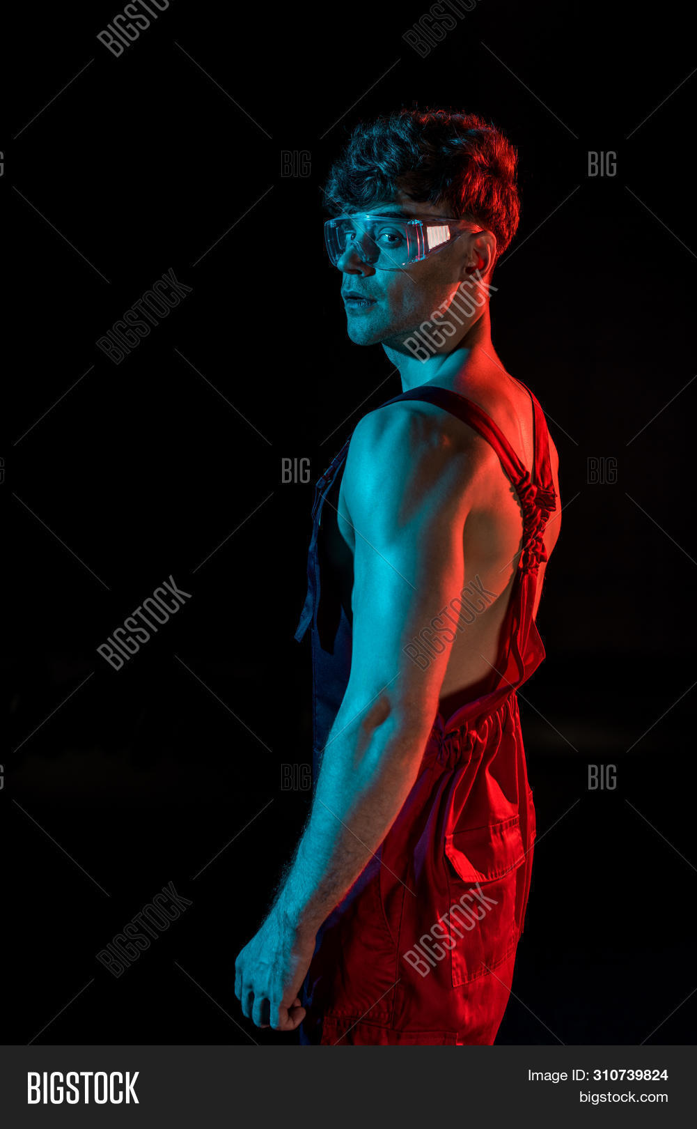 Sexy Fireman Overall Image & Photo (Free Trial) | Bigstock