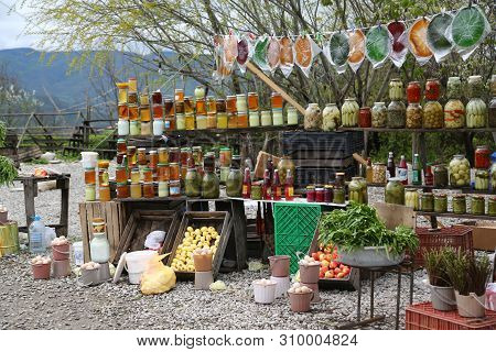 The Market Of  Armenian Refugees