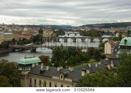 View Of Prague From Letna Park - Czech Republic