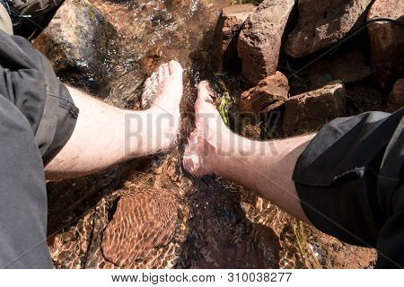 Hike Along The Long-distance Hiking Trail Neckarsteig In Germany