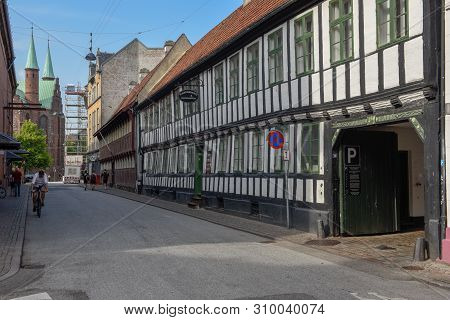 Old Traditional Building At Aarhus In Denmark