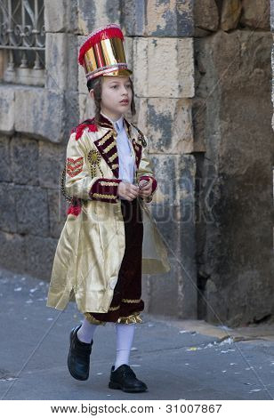 Purim In Mea Shearim