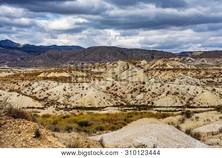 The Badlands Of Abanilla And Mahoya Near Murcia In Spain