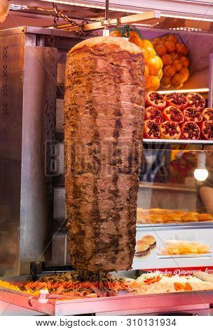 Traditional Turkish Food Doner Kebab Shawarma Meat