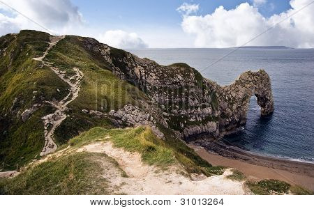 UNESCO World Heritage Jurassic Coast Durdle porta