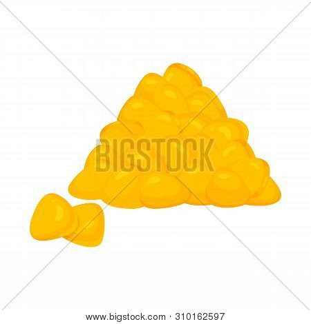 Vector Illustration Of Corn And Seed Icon. Set Of Corn And Ripe Stock Vector Illustration.