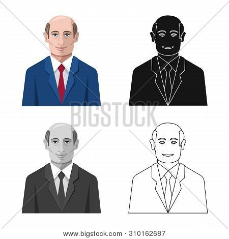 Vector Design Of Hairstyle And Profession Icon. Set Of Hairstyle And Character Vector Icon For Stock