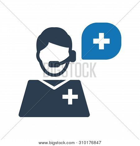 Beautiful, Meticulously Designed Doctor Consulting Help Icon