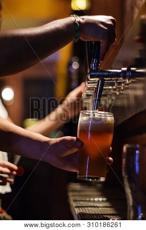 Pouring A Beer In The Pub, Party