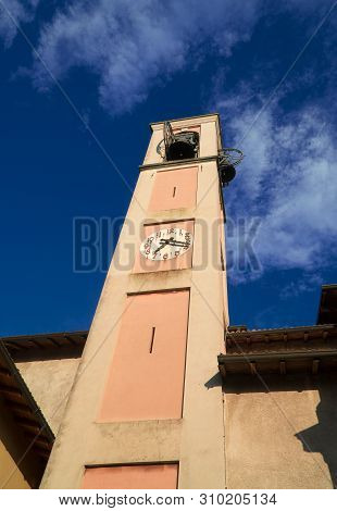 Chiesa Di Santandrea Apostolo. Church In Brunate Town.