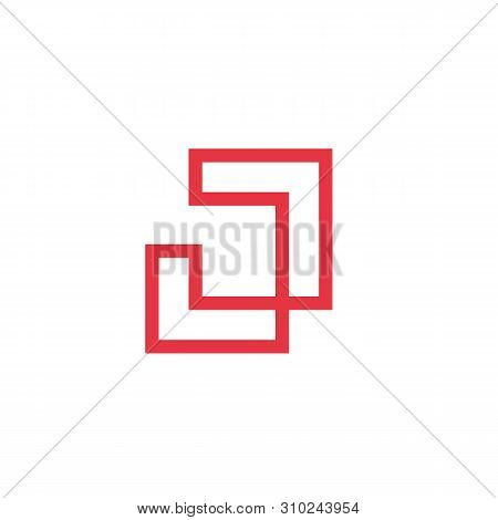 Initial Alphabet J Logo Concept,continous Line Drawing Style, Vector Monoline Logo - Vector