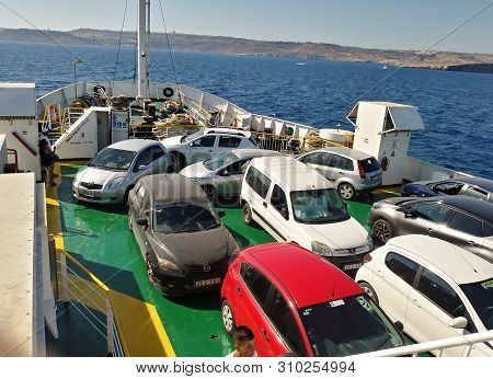Gozo, Malta - Circa July 2019 - Latest Addition To The Gozo Channel Line 