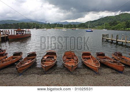 Lodě na Ambleside