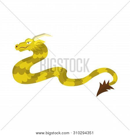 Vector Design Of Dragon And Carnivore Icon. Collection Of Dragon And Beast Stock Symbol For Web.