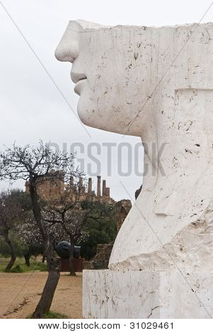 Tal der Tempel, Agrigento, Sizilien, Italien.