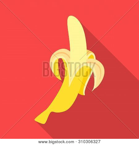 Vector Design Of Banana And Food Icon. Set Of Banana And Healthy Stock Vector Illustration.