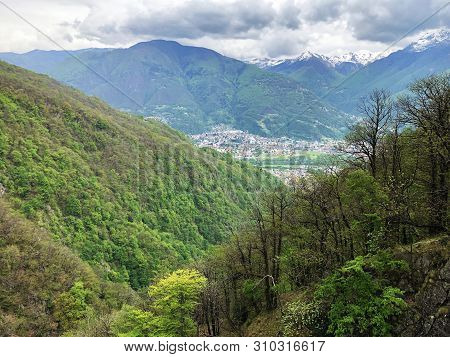 Canyon Of The River Sementina Or Valle Di Sementina, Monte Carasso - Canton Of Ticino, Switzerland