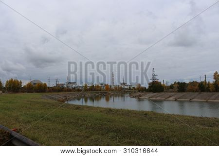 General View Of Chernobyl Nuclear Power Station On October 27, 2013 In Pripyat, Ukraine