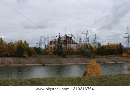 General View Of Chernobyl Nuclear Power Station In Pripyat, Ukraine