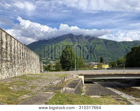 River Sementina Or Fiume Sementina, Monte Carasso - Canton Of Ticino, Switzerland
