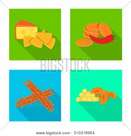 Vector Illustration Of Taste And Seasonin Icon. Collection Of Taste And Organic Stock Vector Illustr
