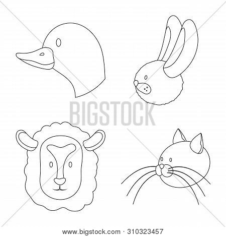 Vector Illustration Of Food And Homemade Icon. Set Of Food And Homestead Vector Icon For Stock.
