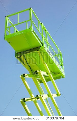 Moscow, Russia - June, 5, 2019: image of a loader