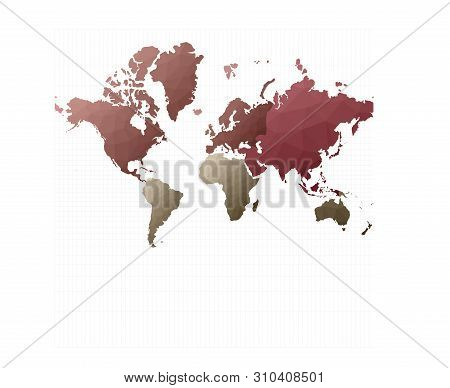 World Map Continents Vector Photo Free Trial Bigstock 310408501