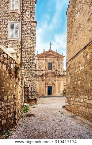 Church Of St. Ignatius In The Old Town Of Dubrovnik Croatia