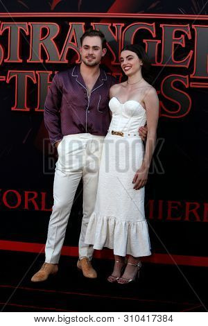 LOS ANGELES - JUN 28:  Dacre Montgomery, Francesca Reale at the 