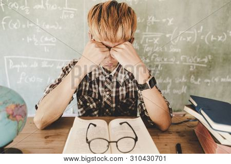 Educational Process. Young People Studying In University Sitting In Auditorium During Lecture Educat