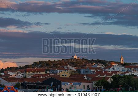 Idilic View On The Mediterranean Sea, Murter, Dalmatia, Croatia