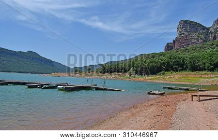 Pantano De Sau, In The Province Of Barcelona Spain