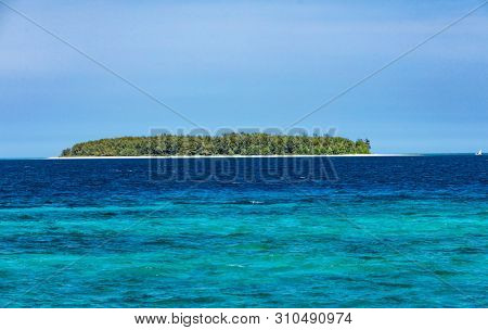 Mnemba island coastline close to Unguja aka Zanzibar Tanzania East Africa