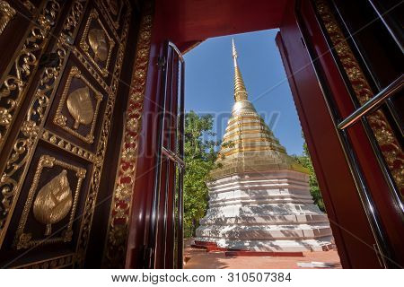 Wat Prakaew Temple Is  Beautiful Temple In Chiang Rai , Thailand