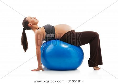 Femme enceinte, faire des exercices