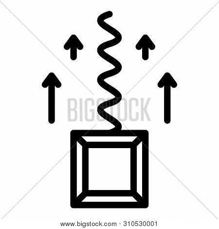 Spring Return Icon. Outline Spring Return Vector Icon For Web Design Isolated On White Background