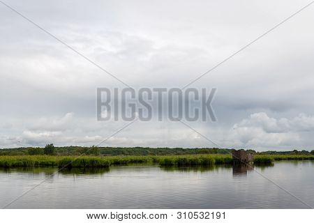 Beautiful Wetland In The Natural Park Of Saint Lyphard