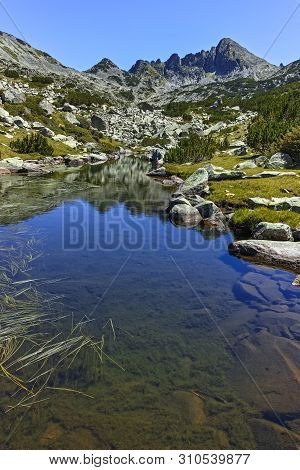 Amazing Landscape With Valyavishki Lakes And Dzhangal Peak, Pirin Mountain, Bulgaria