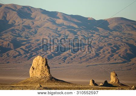 Rock Formations Called Tufa Spires Made Of Sedimentary Rocks And Sand Formed Underwater During Prehi