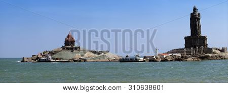 Vivekananda Rock Memorial And Thiruvalluvar Statue, Kanyakumari, India